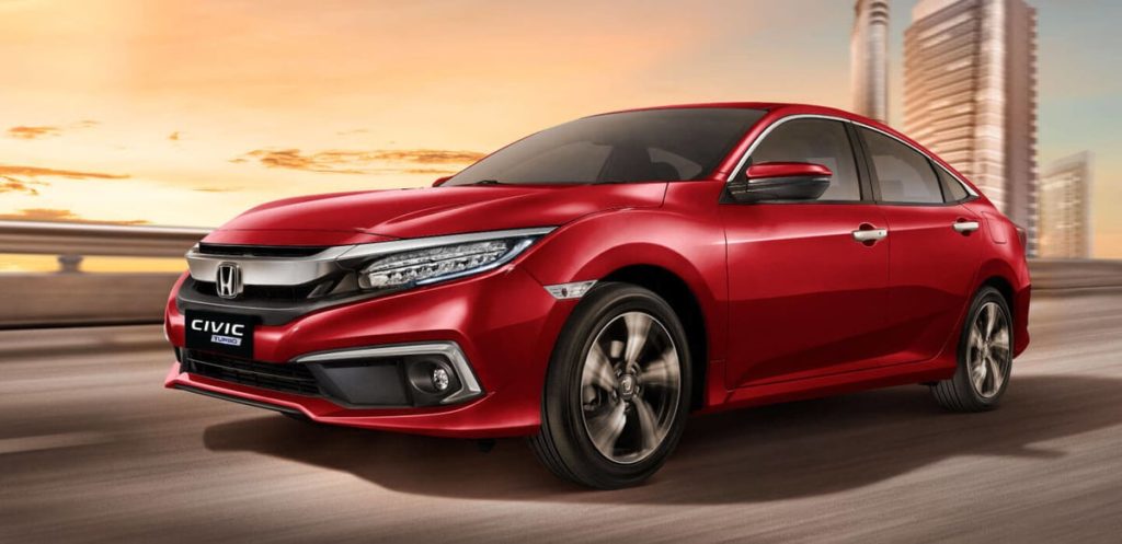New Honda Civic Turbo Sedan Merah