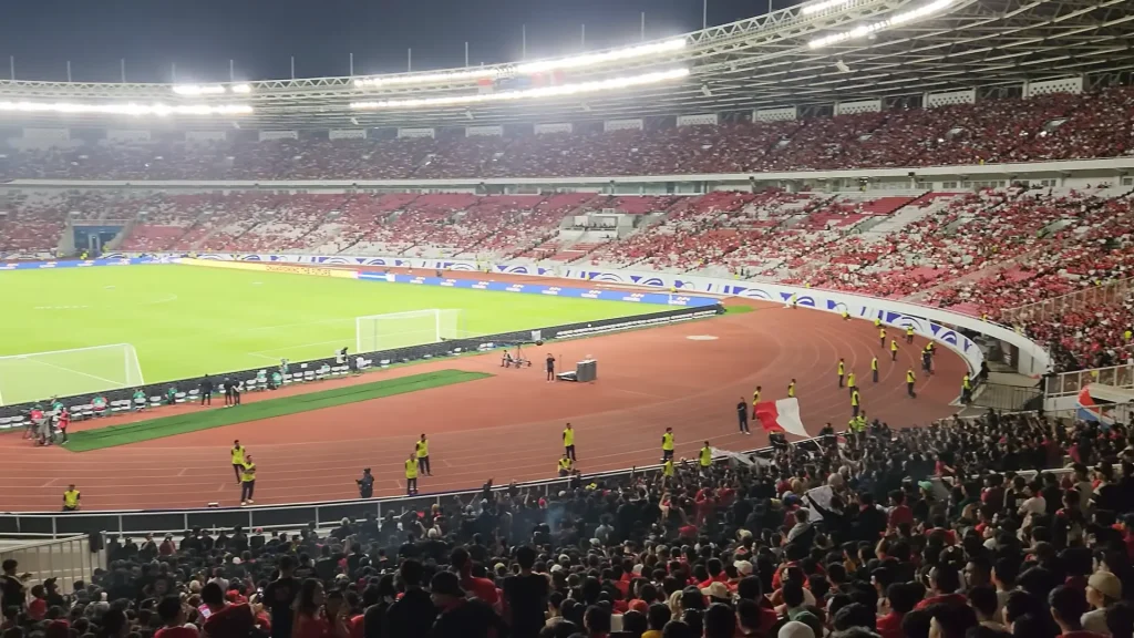 Gemuruh Supporter Garuda di Stadion Gelora Bung Karno Jakarta